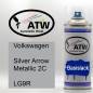 Preview: Volkswagen, Silver Arrow Metallic 2C, LG9R: 400ml Sprühdose, von ATW Autoteile West.